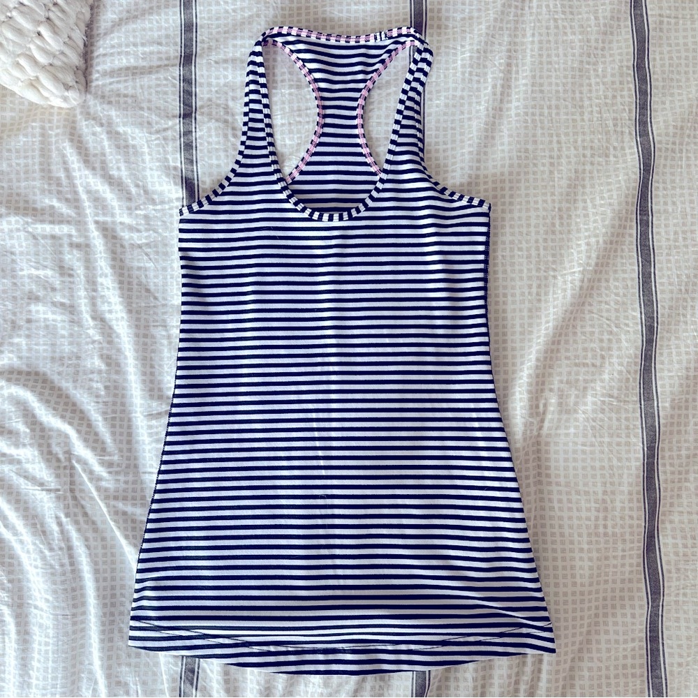 Striped lululemon tank